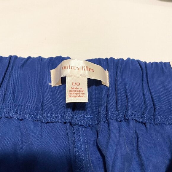 Autres Filles Cobalt Blue Straight Leg Trouser Size Large - Picture 7 of 16
